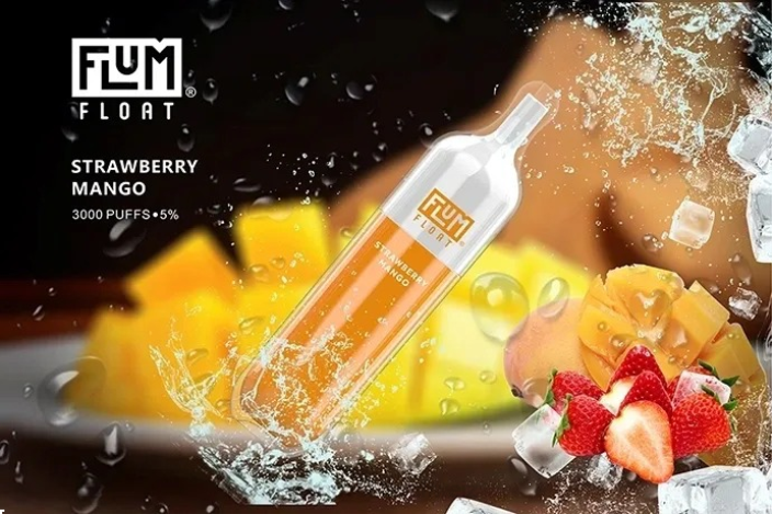 Erdbeer-Mango FLUM FLOAT 3000 Züge - FLUM PEBBLE flavors RD8B75
