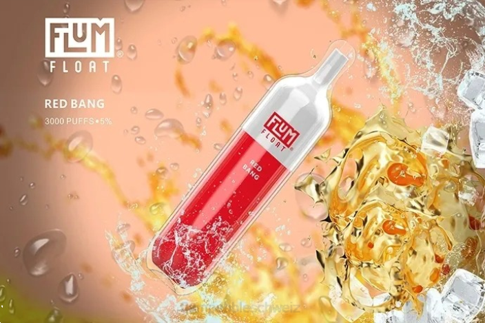 roter Knall FLUM FLOAT 3000 Züge - FLUM PEBBLE best flavor RD8B67