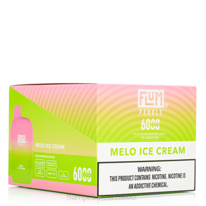 Melo-Eis FLUM PEBBLES 6000 Züge 10 Packungen - FLUM PEBBLE near me RD8B56