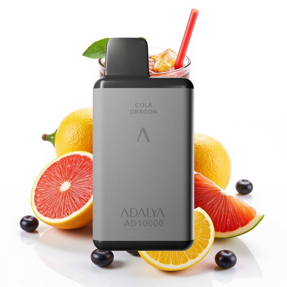 Adalya AD 10000 Puffs Einweg-Vape Cola-Drache – 14 ml, 2% Nikotin, USB-C, 650 mAh