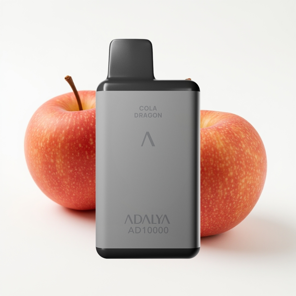 Adalya AD 10000 Puffs Einweg-Vape Zwei Äpfel – 14 ml E-Liquid, 650 mAh Akku, USB-C