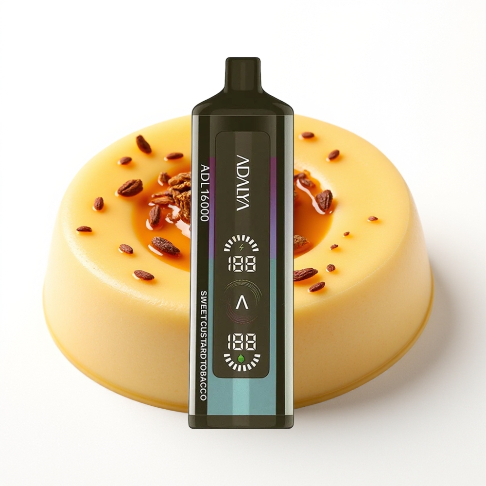 Adalya ADL 16000 PRO Einweg-Vape mit Süßer Vanille-Tabak, 25ml, USB-C, 1000 mAh