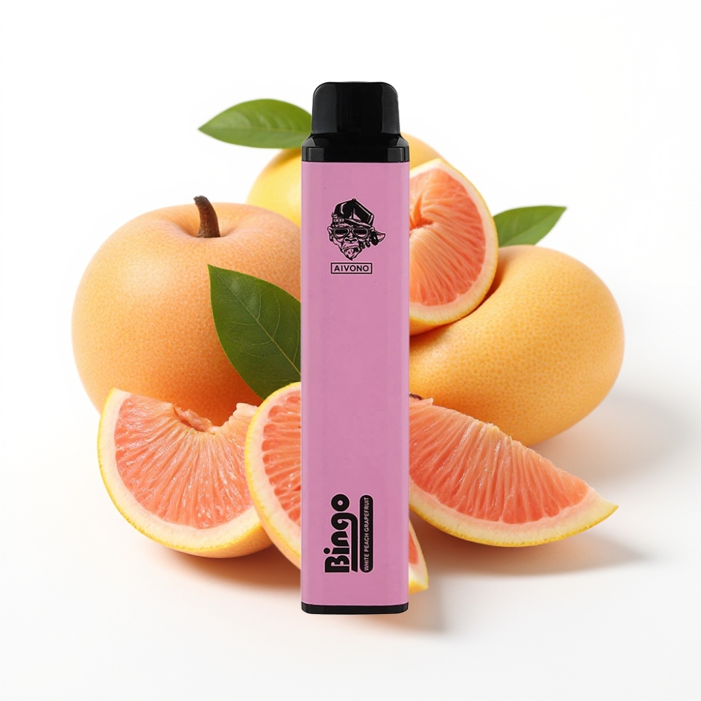 Aivono AIM BINGO 4000 Puffs Weißer Pfirsich Grapefruit 10mL 1000mAh Einweg-Vape