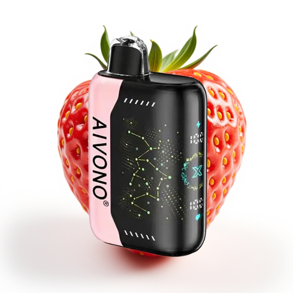 Aivono AIM BOOM 25000 Puffs Erdbeere B Pop 0-5% Nikotin 28ml 650mAh Typ-C