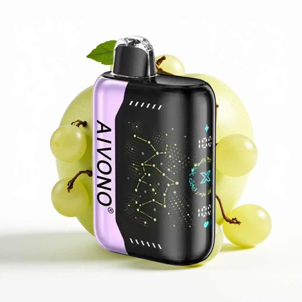 Aivono AIM BOOM 25000 Puffs Grünapfel Traube 0-5% Nikotin 28ml 650mAh Typ-C