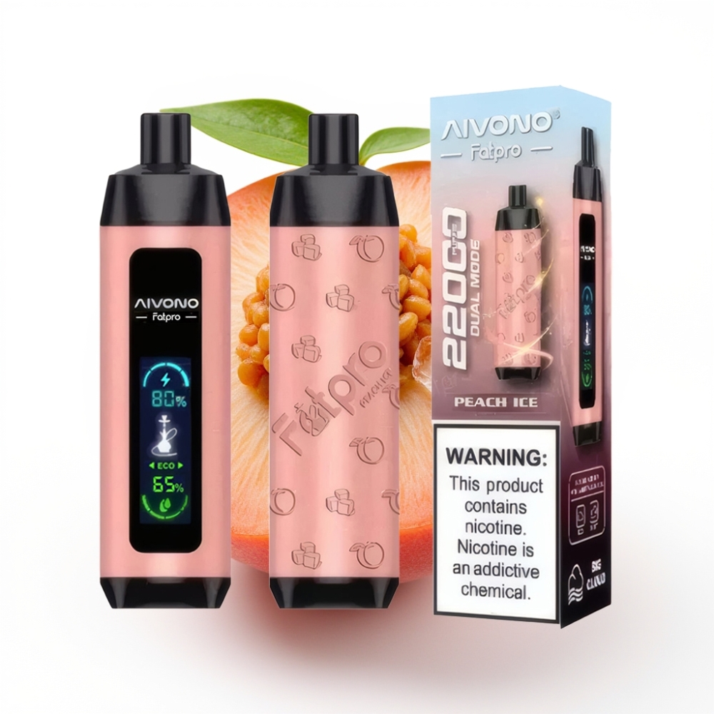 Aivono AIM FATPRO 22000 Puffs Einweg-Vape Pfirsich-Eis – 28ml, 5% Nikotin, 600mAh