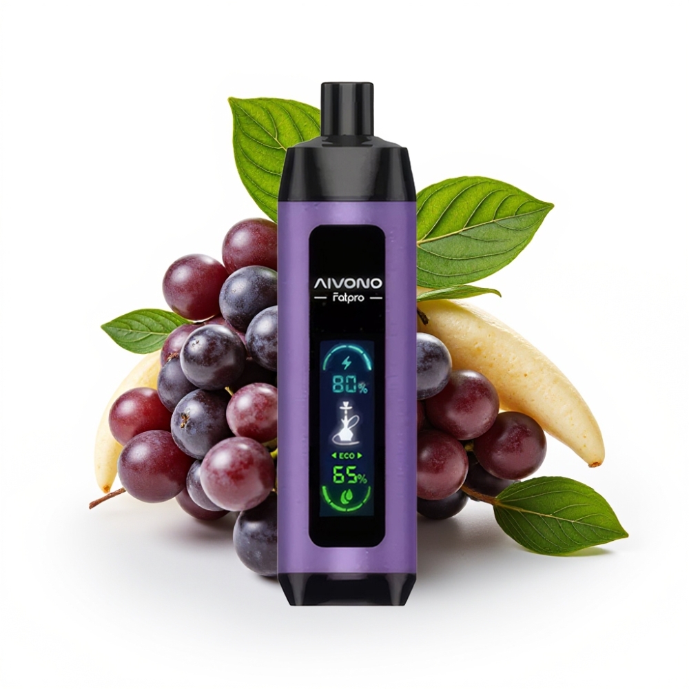 Aivono AIM FATPRO 22000 Puffs Grape Minze Einweg-Vape 28ml 5% Nikotin 600mAh