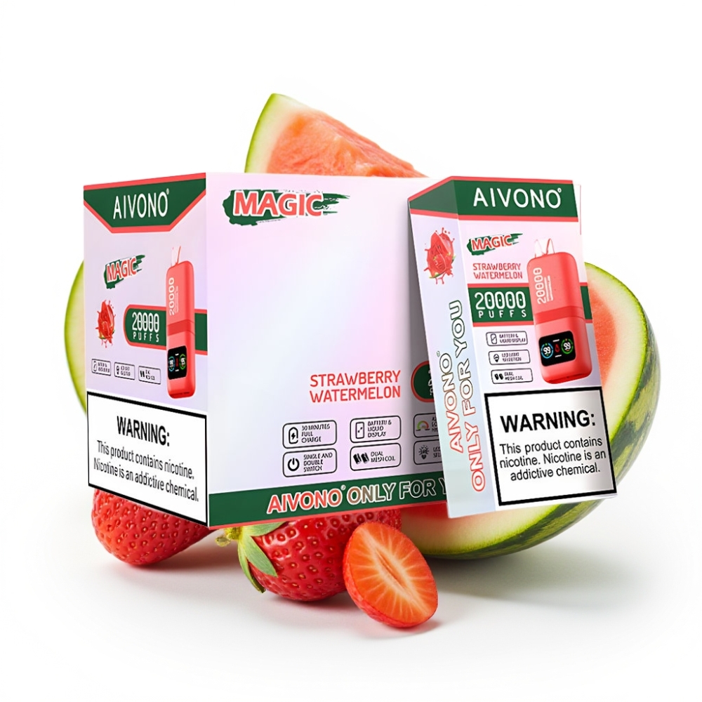 Aivono AIM MAGIC 20000 Puffs Einweg-Vape Erdbeer Wassermelone – 26ml, 5% Nikotin, Typ-C