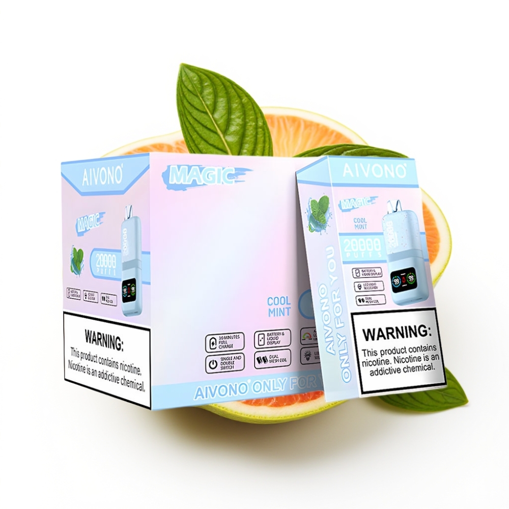 Aivono AIM MAGIC 20000 Puffs Einweg-Vape – Kühle Minze, 26ml, Dual Mesh Coils, Typ-C