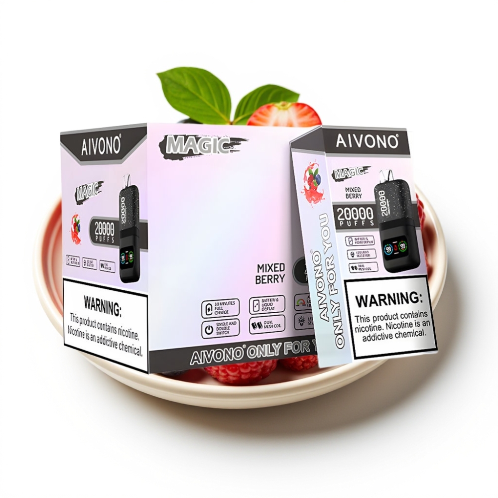 Aivono AIM MAGIC 20000 Puffs Einweg-Vape – Mixed Berry (Mischbeere), 26ml, 5% Nikotin, Typ-C