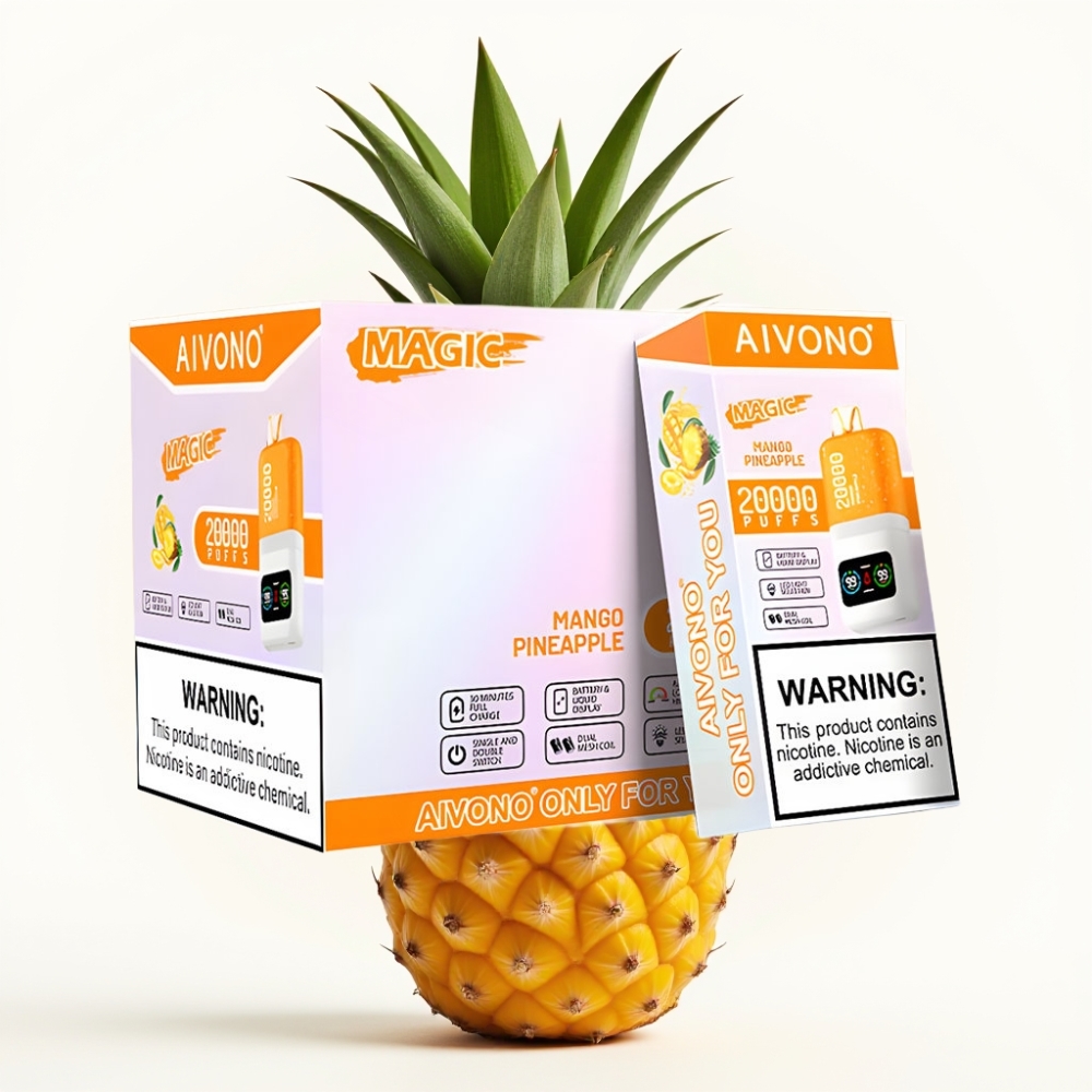 Aivono AIM MAGIC 20000 Puffs Mango-Ananas | 26ml E-Liquid | Dual Mesh Coils | Typ-C