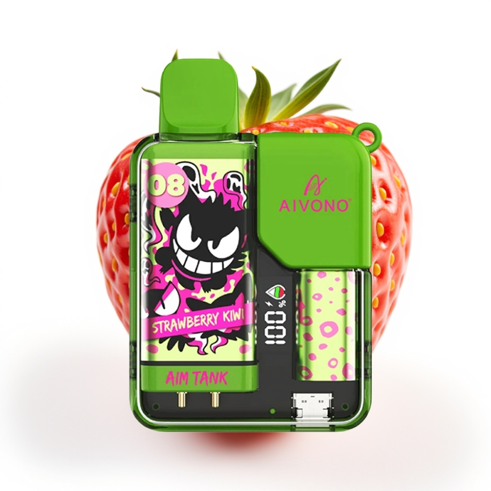 Aivono AIM-TANK 9500 Puffs Einweg-Vape Erdbeer-Kiwi – 18ml, 650mAh, 1.2Ω Mesh