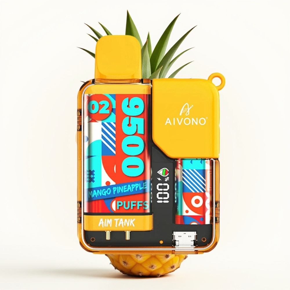 Aivono AIM-TANK 9500 Puffs Einweg-Vape Mango-Ananas 18ml 650mAh LCD