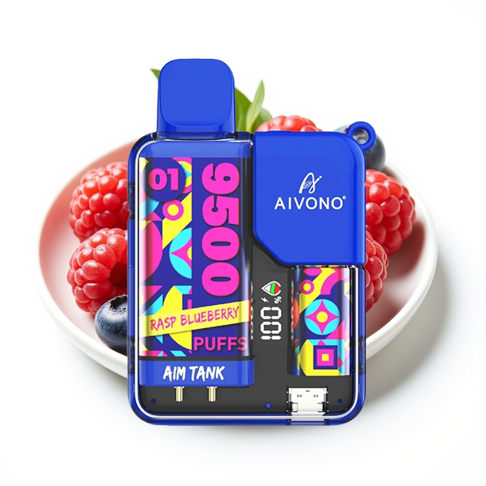 Aivono AIM-TANK 9500 Puffs Himbeere Blaubeere 18ml 650mAh LCD