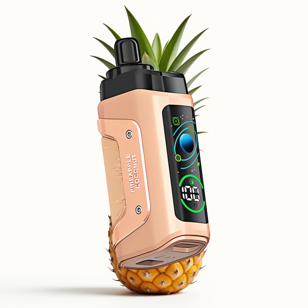 Razz Bar 45000 Puffs Einweg-Vape Ananas Kokos – 1.0 Ohm Mesh, 650 mAh, Typ-C