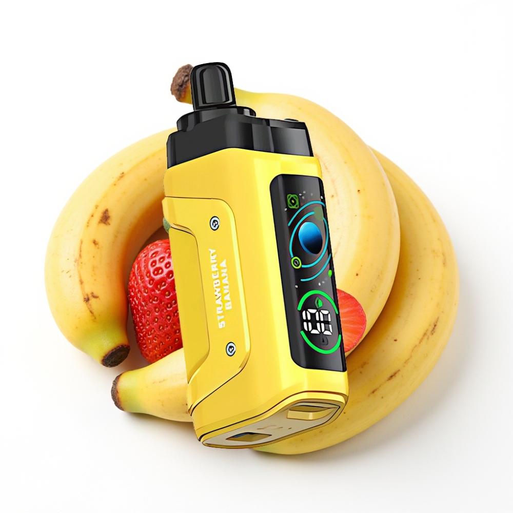 Razz Bar 45000 Puffs Einweg-Vape Erdbeer Banane – 1.0 Ohm Mesh, 650 mAh, Typ-C