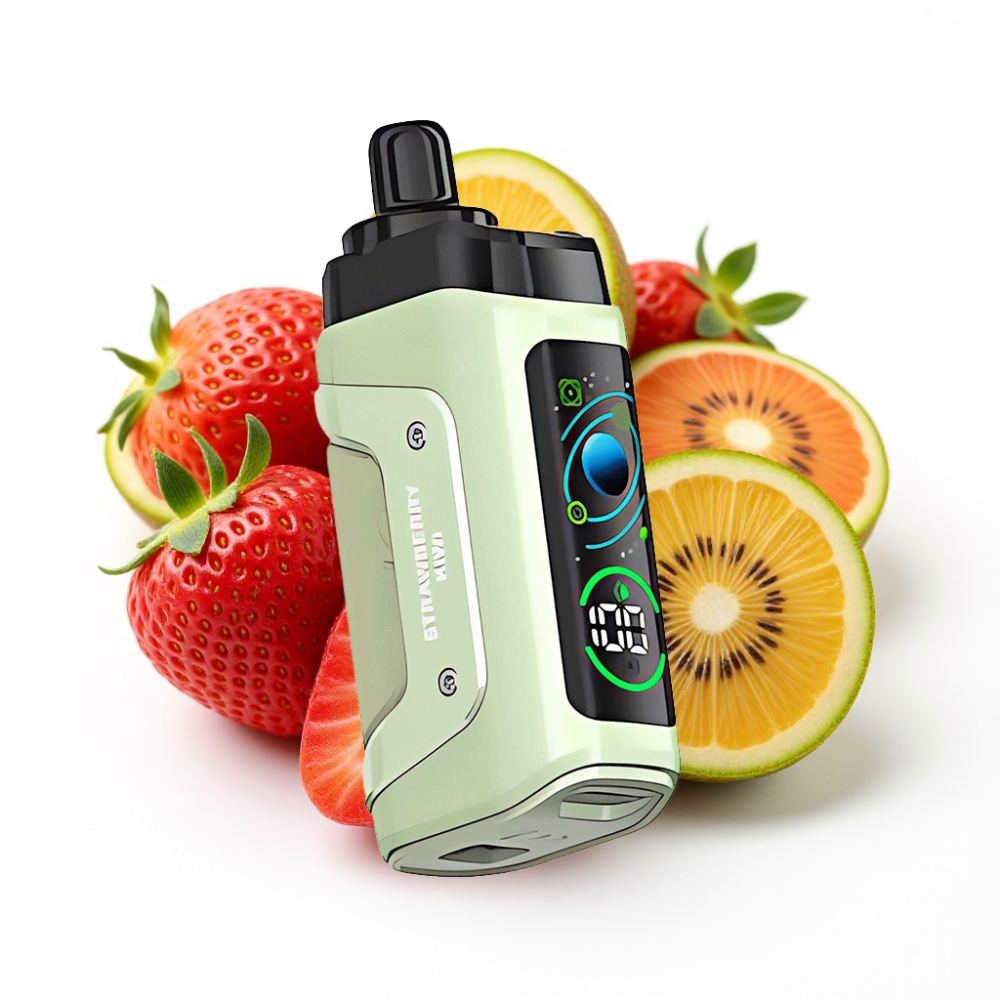 Razz Bar 45000 Puffs Einweg-Vape Erdbeer-Kiwi, 1.0 Ohm Mesh, Typ-C, 20 mg/ml