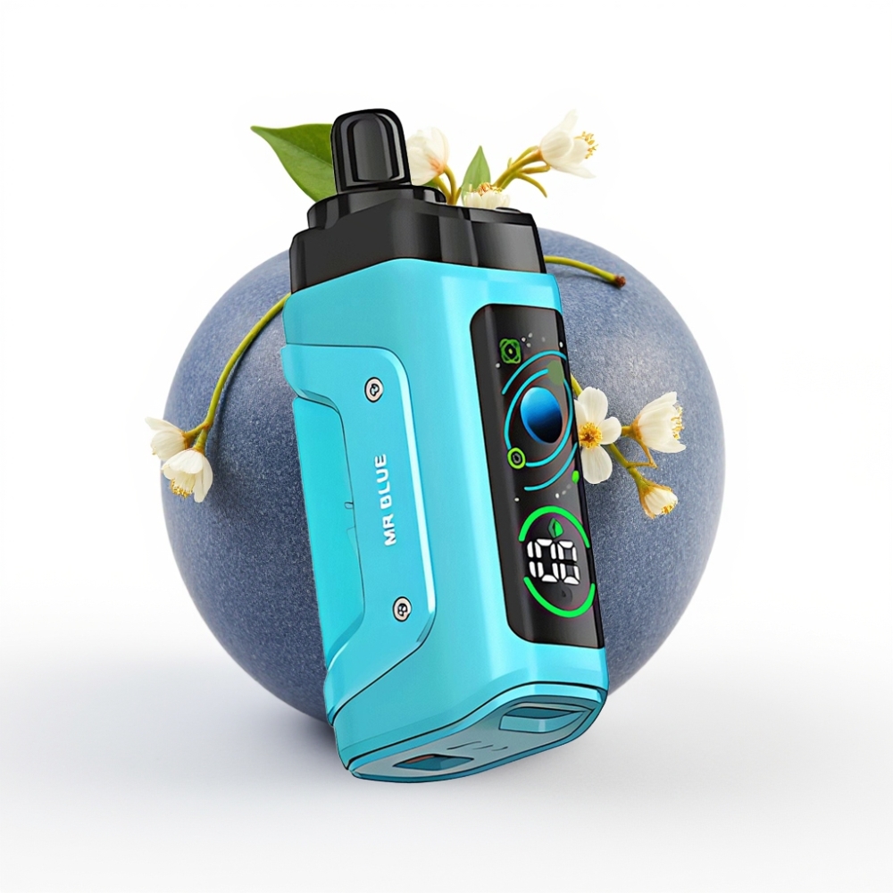 Razz Bar 45000 Puffs Einweg-Vape Herr Blau – 1.0 Ohm Mesh, Typ-C, 20 mg/ml