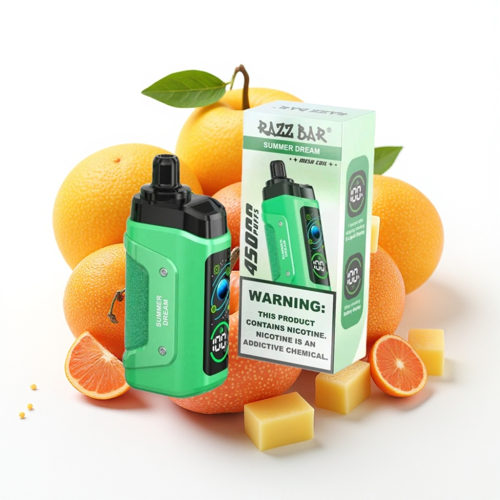 Razz Bar 45000 Puffs Einweg-Vape Sommertraum – 1,0 Ohm Mesh, 650 mAh, Typ-C