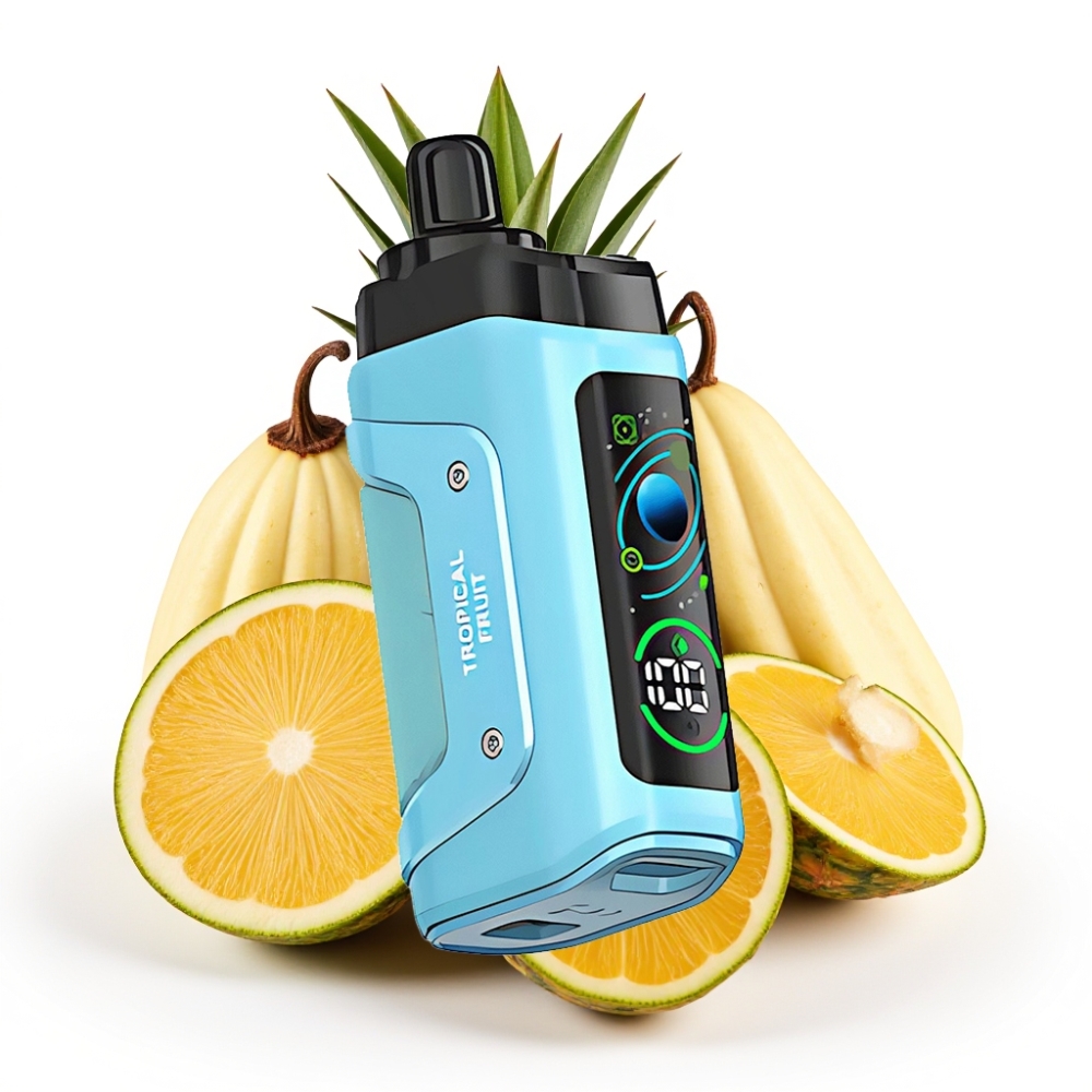 Razz Bar 45000 Puffs Einweg-Vape Tropische Frucht – 1,0 Ohm Mesh, 650 mAh, Typ-C