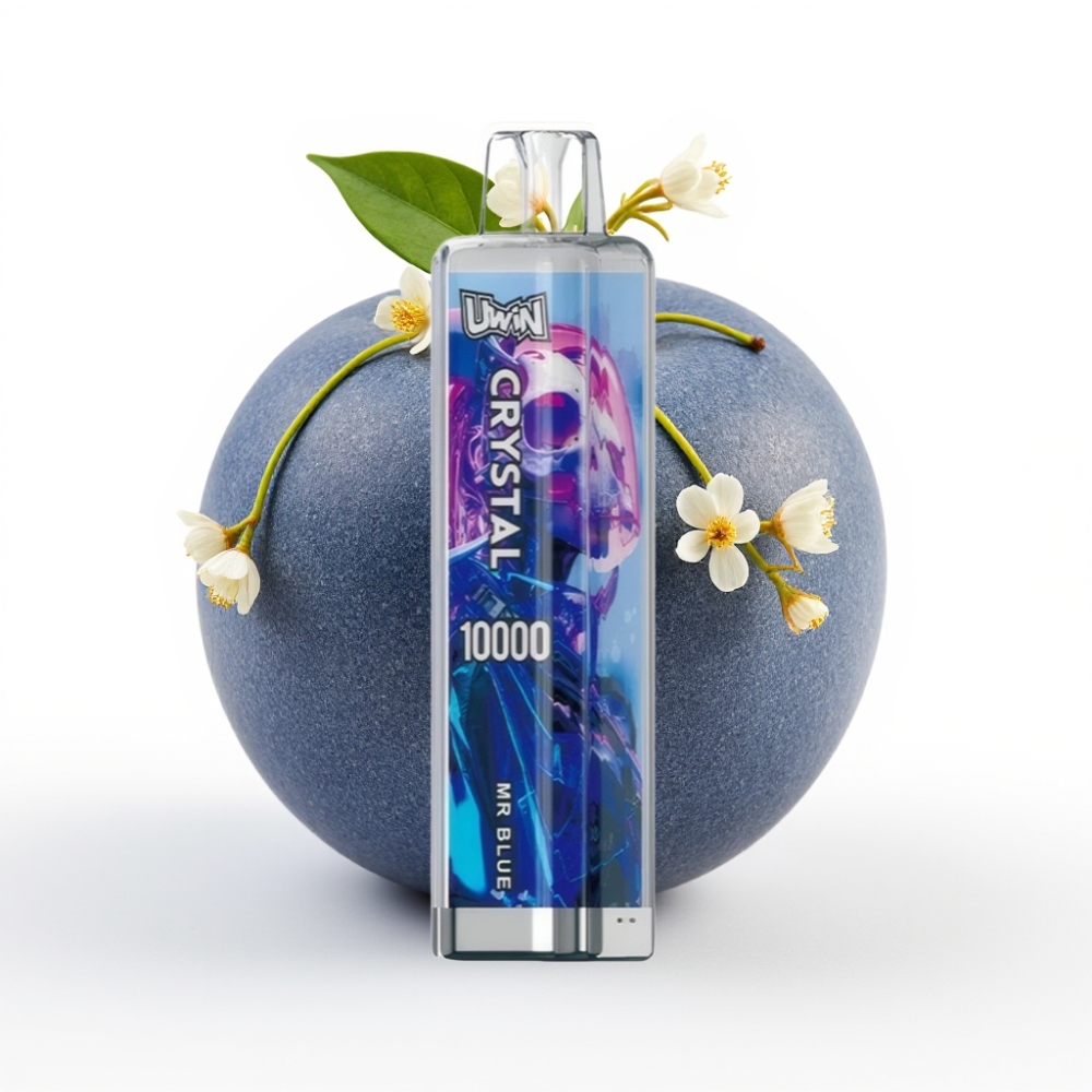 UWIN Crystal 10000 Puffs Einweg-Vape Herr Blau – 18ml, 650mAh, Typ-C, RGB