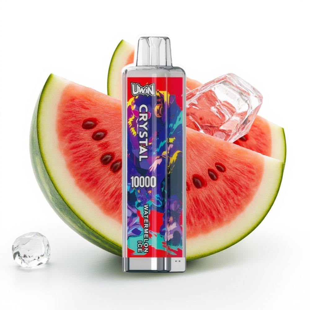 UWIN Crystal 10000 Puffs Einweg-Vape Wassermelone-Eis – 18ml, 650mAh, Typ-C