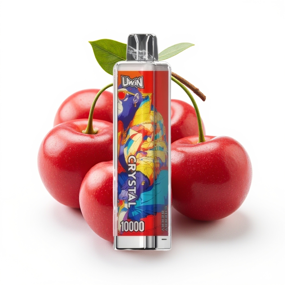 UWIN Crystal 10000 Puffs Kirschbeere 18ml 650mAh Typ-C RGB