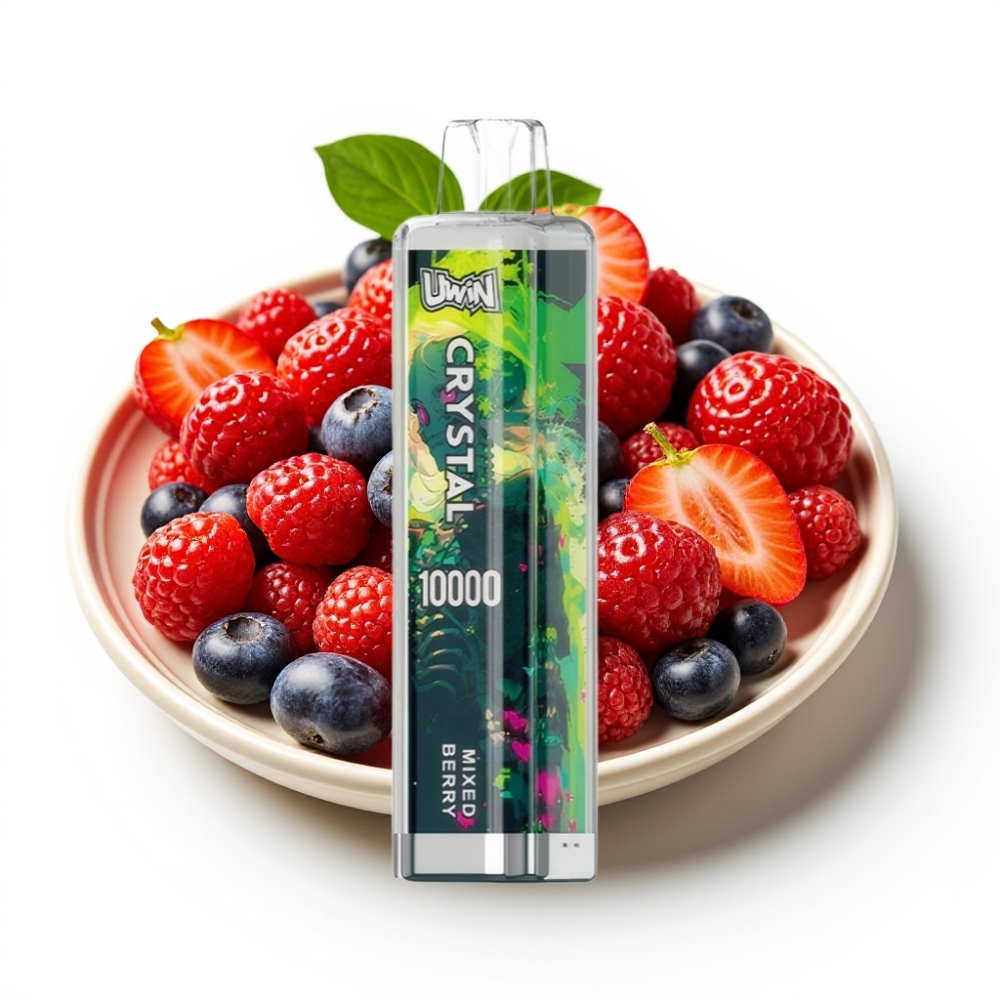 UWIN Crystal 10000 Puffs Mischbeere 18ml 650mAh Typ-C RGB